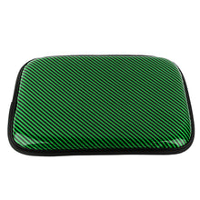 Load image into Gallery viewer, BRAND NEW UNIVERSAL CARBON FIBER GREEN Car Center Console Armrest Cushion Mat Pad Cover