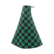 Load image into Gallery viewer, Brand New Universal Checkered Green Black Stitch Fabric Gear Manual Shifter Shift Knob Boot