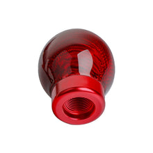 Load image into Gallery viewer, Brand New Universal Real Carbon Fiber Red Round Ball Manual Car Racing Gear Shift Knob Shifter M12 M10 M8