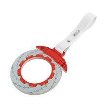 Load image into Gallery viewer, Brand New Brake Rotors Red TSURIKAWA Ring Subway Train Bus Handle White Strap Charm Drift