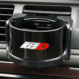 Brand New Universal Initial D Car Cup Holder Mount Air Vent Outlet Universal Drink Water Bottle Stand Holder