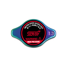 Load image into Gallery viewer, Brand New JDM 1.3bar 9mm Subaru STI Neo Chrome Racing Cap High Pressure Radiator Cap