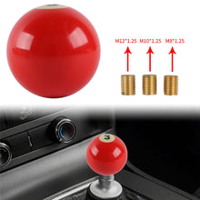 Load image into Gallery viewer, Brand New #3 Billiard Ball Round Car Manual Gear Shift Knob Universal Shifter Lever Cover M8 M10 M12
