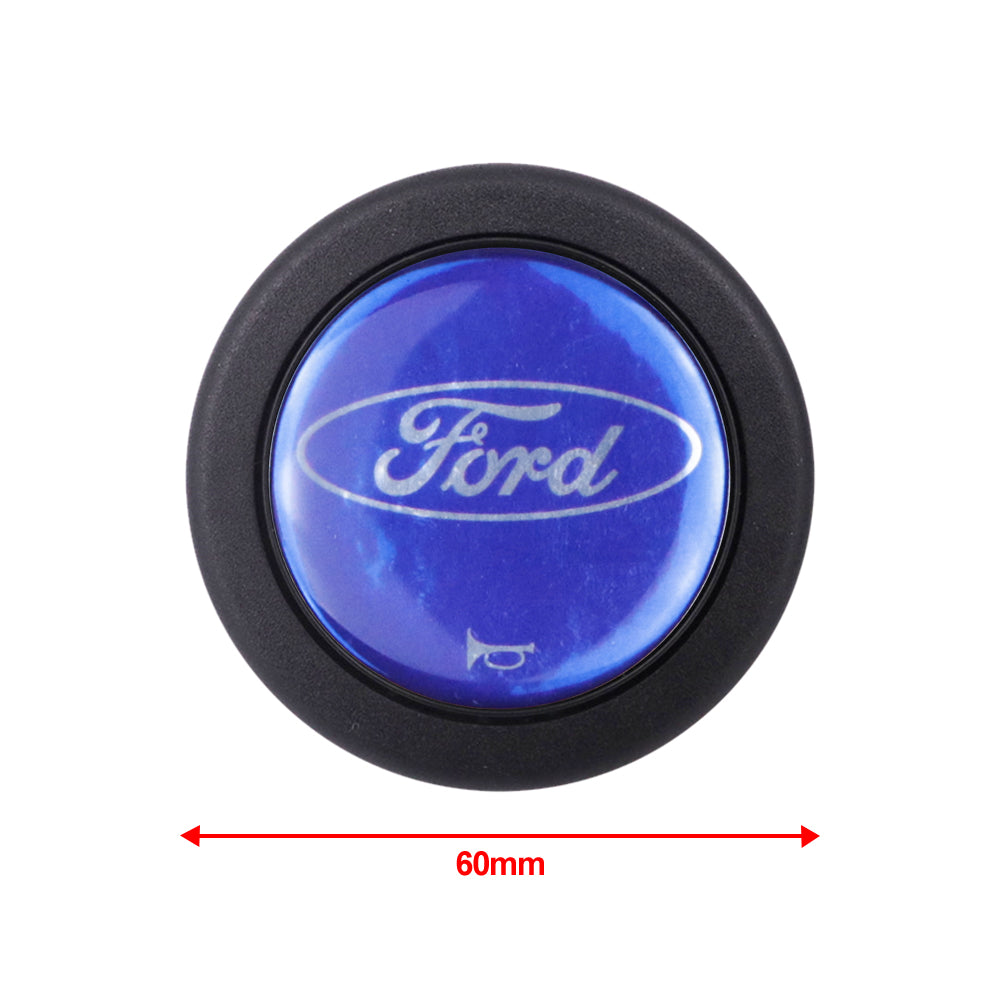 Brand New Universal Ford Car Horn Button Black Steering Wheel Center Cap