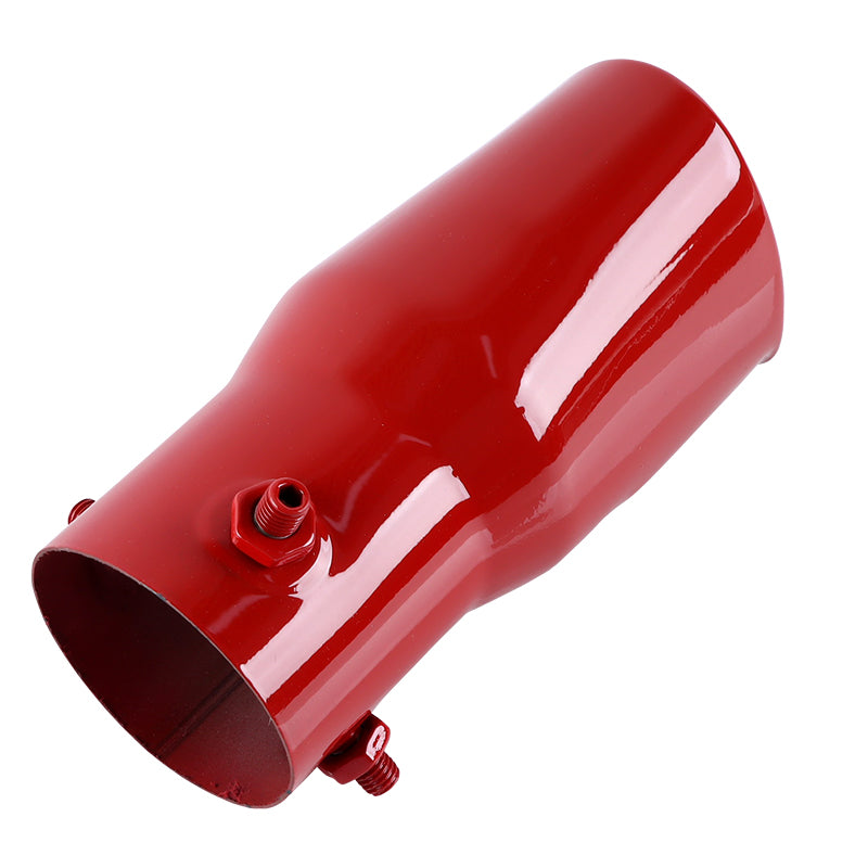 Brand New Universal Red Heart Shaped Stainless Steel Car Exhaust Pipe Muffler Tip Trim Staight