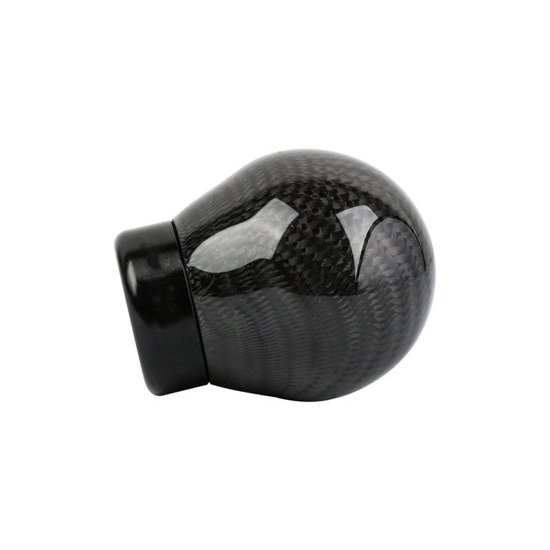 Brand New Universal Real Carbon Fiber Black Round Ball Manual Car Racing Gear Shift Knob Shifter M12 M10 M8