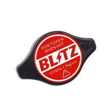 Load image into Gallery viewer, Brand New JDM 1.3bar 9mm Blitz Racing Black Racing Cap High Pressure Radiator Cap For Universal
