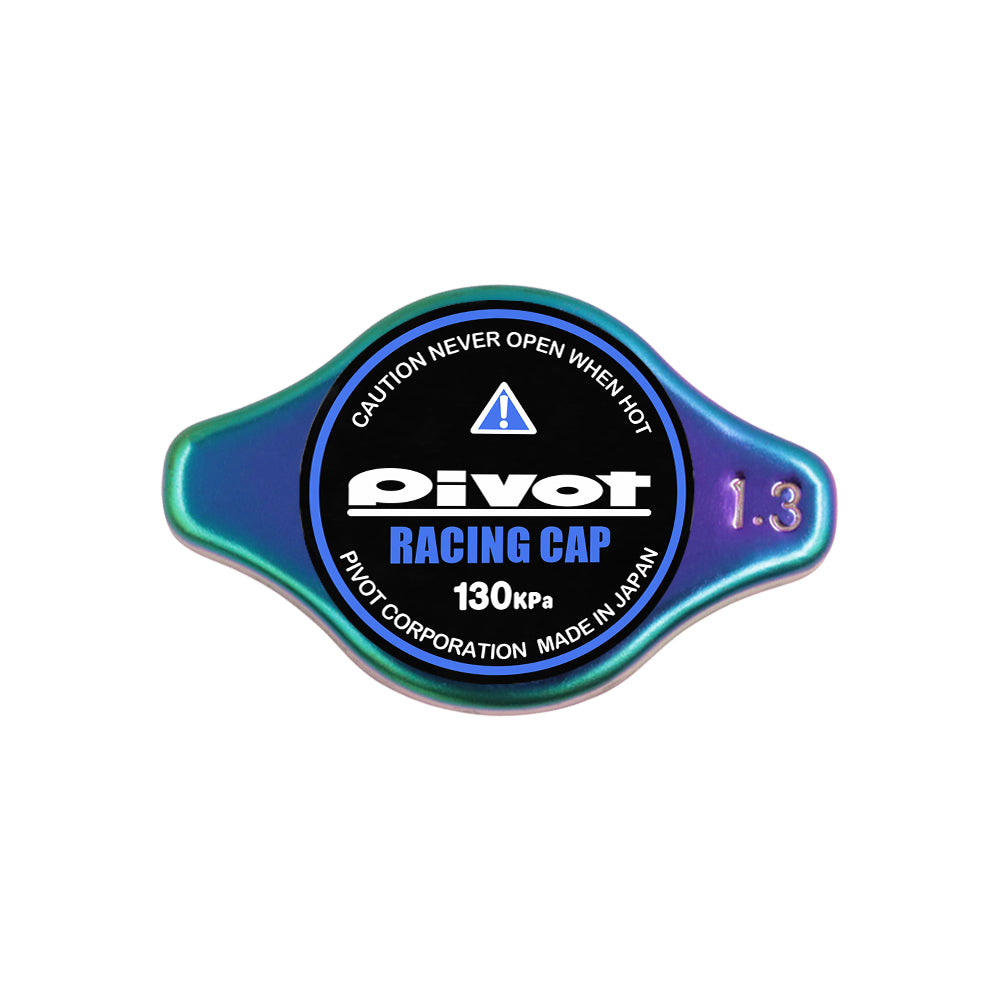 Brand New JDM 1.3bar 9mm Pivot Racing Neo Chrome Racing Cap High Pressure Radiator Cap For Universal