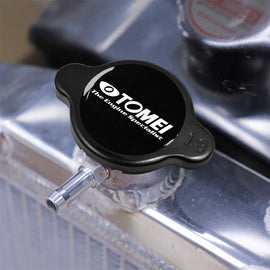 Brand New JDM 1.3bar 15mm TOMEI Black Racing Cap High Pressure Radiator Cap For Universal