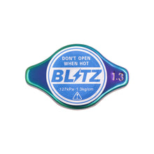 Load image into Gallery viewer, Brand New JDM 1.3bar 9mm Blitz Racing Neo Chrome Racing Cap High Pressure Radiator Cap For Universal