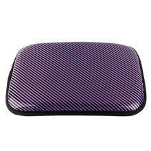Load image into Gallery viewer, BRAND NEW UNIVERSAL CARBON FIBER PURPLE Car Center Console Armrest Cushion Mat Pad Cover