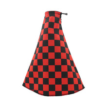 Load image into Gallery viewer, Brand New Universal Checkered Red Black Stitch Fabric Gear Manual Shifter Shift Knob Boot