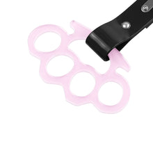 Load image into Gallery viewer, BRAND NEW KNUCKLES JDM TSURIKAWA Ring Subway Train Bus Black Strap Charm Drift