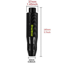 Load image into Gallery viewer, Brand New Universal Momo Carbon Aluminum Automatic Stick Gear Shift Knob Lever Shifter