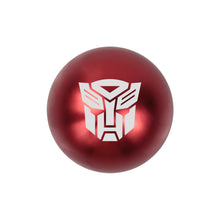 Load image into Gallery viewer, BRAND NEW UNIVERSAL JDM AUTOBOT TRANSFORMERS Aluminum Red Round Ball Manual Gear Stick Shift Knob M8 M10 M12