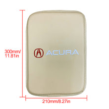 Load image into Gallery viewer, BRAND NEW UNIVERSAL ACURA BEIGE Car Center Console Armrest Cushion Mat Pad Cover Embroidery
