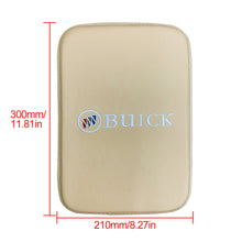 Load image into Gallery viewer, BRAND NEW UNIVERSAL BUICK BEIGE Car Center Console Armrest Cushion Mat Pad Cover Embroidery