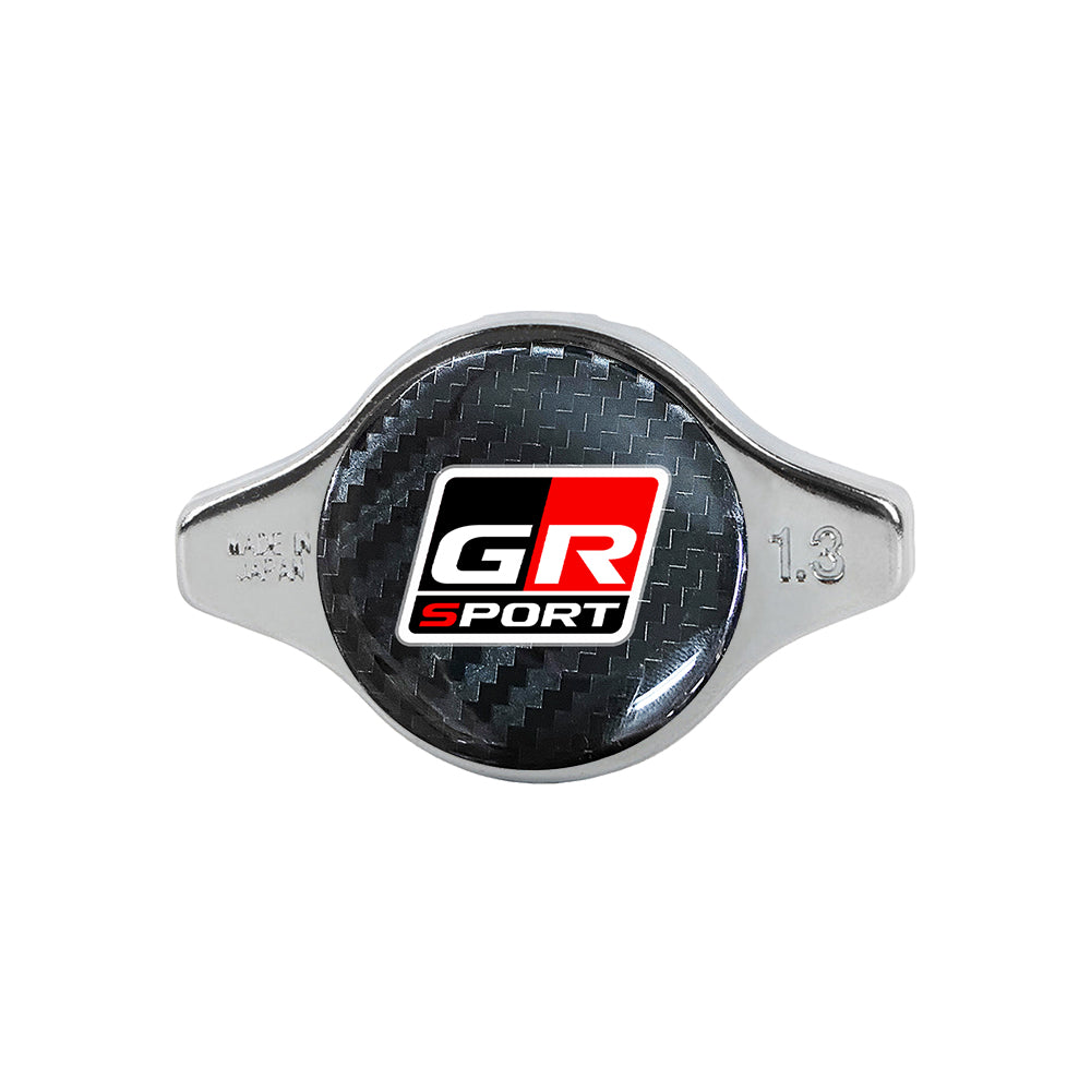 Brand New JDM 1.3bar 9mm GR SPORT Chrome Racing Cap High Pressure Radiator Cap For Universal