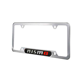 Brand New Universal 1PCS Nismo Chrome Metal License Plate Frame