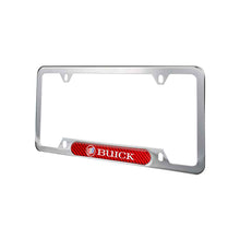 Load image into Gallery viewer, Brand New Universal 1PCS BUICK Chrome Metal License Plate Frame