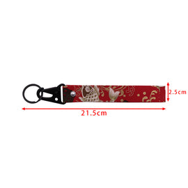 BRAND NEW JDM Sakura Koi FIsh Racing Keychain Metal key Ring Hook Strap Lanyard Universal