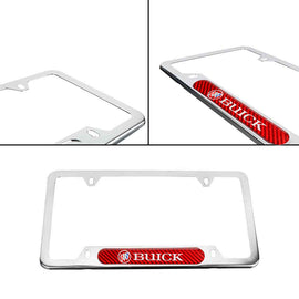 Brand New Universal 1PCS BUICK Chrome Metal License Plate Frame