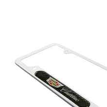 Load image into Gallery viewer, Brand New Universal 1PCS Cadillac Silver Metal License Plate Frame