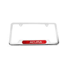 Load image into Gallery viewer, Brand New Universal 1PCS ACURA Chrome Metal License Plate Frame