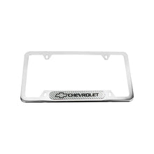 Load image into Gallery viewer, Brand New Universal 2PCS CHEVROLET Chrome Metal License Plate Frame