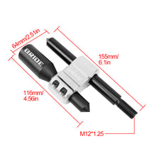 Load image into Gallery viewer, Brand New BRIDE H Type Car Shifter Knob Extension Adjustable Gear Black / Silver M12x1.25