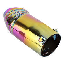 Load image into Gallery viewer, Brand New Neo Chrome Stainless Steel Car Exhaust Muffler Tip Straight Pipe 3&#39;&#39; Inlet