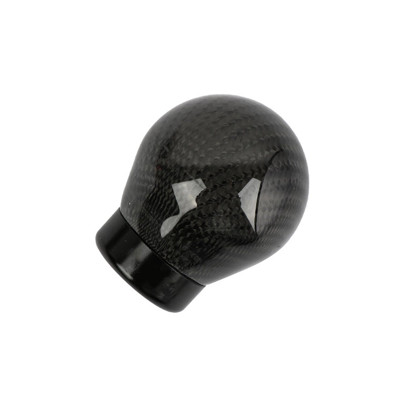 Brand New Universal Real Carbon Fiber Black Round Ball Manual Car Racing Gear Shift Knob Shifter M12 M10 M8