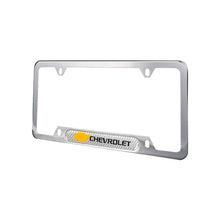 Load image into Gallery viewer, Brand New Universal 2PCS Chevrolet Chrome Metal License Plate Frame