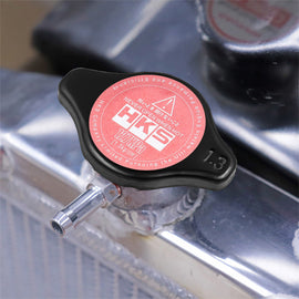 Brand New JDM 1.3bar 9mm HKS Black Racing Cap High Pressure Radiator Cap For Universal