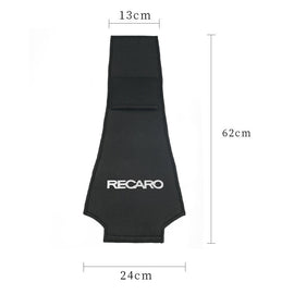 BRAND NEW 1PCS RECARO BLACK CAR NECK SEAT HEADREST PROTECTOR SUEDE COVER