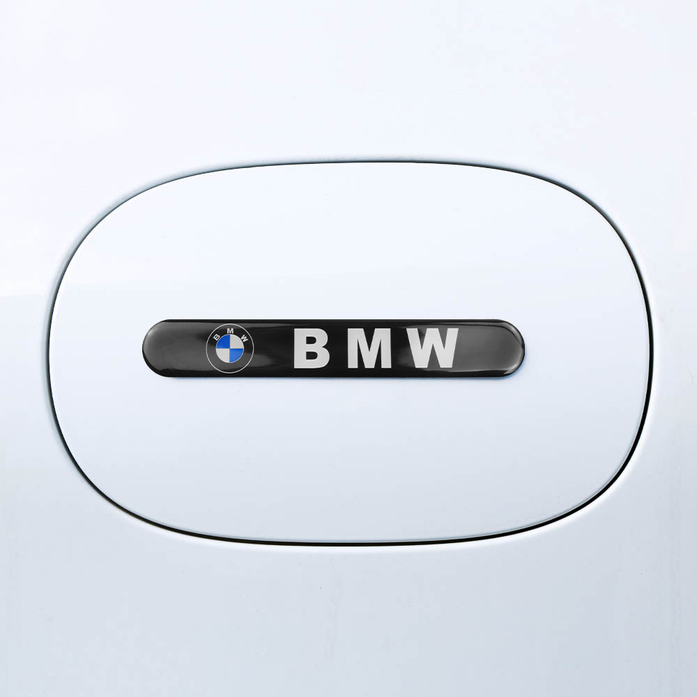 Brand New 1PCS BMW Glossy Black Car Trunk Side Fenders Door Badge Scratch Guard Sticker - JK Racing Inc