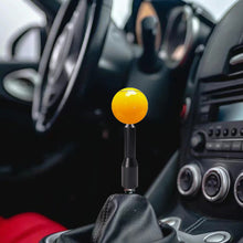 Load image into Gallery viewer, Brand New Universal JDM SMILE FACE Yellow Ball Manual Gear Stick Shift Knob M8 M10 M12 &amp; Black Shifter Extender Extension