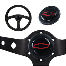 Load image into Gallery viewer, Brand New Universal Chevrolet Car Horn Button Black Steering Wheel Horn Button Center Cap