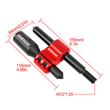 Load image into Gallery viewer, Brand New BRIDE H Type Car Shifter Knob Extension Adjustable Gear Black / Red M12x1.25
