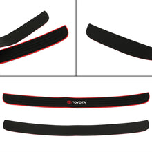 Load image into Gallery viewer, Brand New Toyota Rubber Anti-Scratch Rear Guard Bumper Protector Trim Trunk Sill Cover