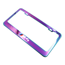 Load image into Gallery viewer, Brand New 1PCS UNIVERSAL BMW M4 COMPETITION Neo Chrome Stainless Steel License Plate Frame