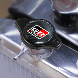 Brand New JDM 1.3bar 9mm GR SPORT Black Racing Cap High Pressure Radiator Cap For Universal