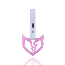 Load image into Gallery viewer, Brand New Devil Demon Broken Heart Pink Glow In The Dark Green JDM TSURIKAWA Ring Subway Train Bus Handle Strap Charm Drift