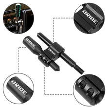 Load image into Gallery viewer, Brand New BRIDE H Type Car Shifter Knob Extension Adjustable Gear Black / Black M12x1.25
