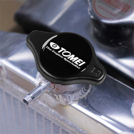 Brand New JDM 1.3bar 9mm TOMEI Black Racing Cap High Pressure Radiator Cap For Universal