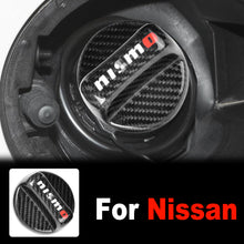Load image into Gallery viewer, BRAND NEW UNIVERSAL NISMO Real Carbon Fiber Gas Fuel Cap Cover For Nissan