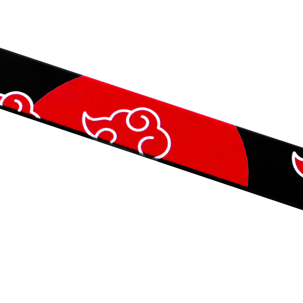 Brand New Universal 2PCS JDM NARUTO AKATSUKI CLOUD ABS Plastic Black License Plate Frame