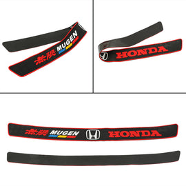 Brand New Mugen Rubber Anti-Scratch Rear Guard Bumper Protector Trim Trunk Sill Cover