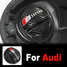 Load image into Gallery viewer, BRAND NEW UNIVERSAL SLINE Real Carbon Fiber Gas Fuel Cap Cover For Audi