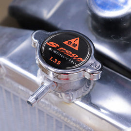 Brand New JDM 1.3bar 15mm Spoon Sports Racing Chrome Radiator Cap S Type For Universal